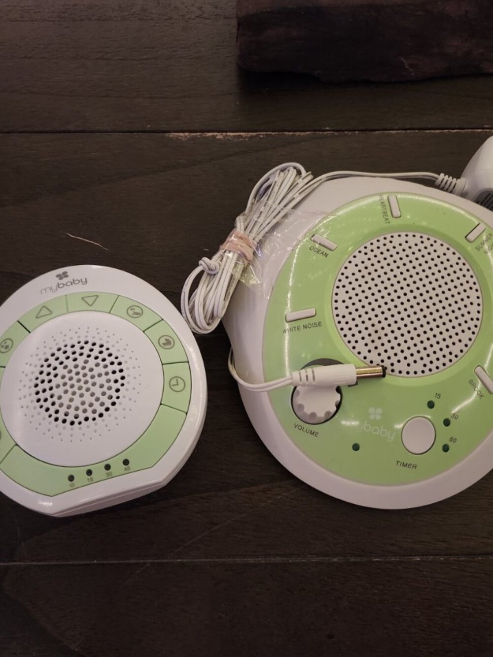 Homemedics My Baby Portable Sound Machine Lot of 2 Tested Working White Noise